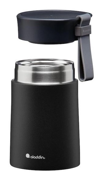 Aladdin Bistro Thermavac Paslanmaz Çelik 0.4 lt Outdoor Termos Siyah