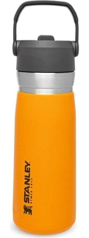 Stanley The Iceflow Flip Straw Paslanmaz Çelik 650 ml Outdoor Termos Turuncu