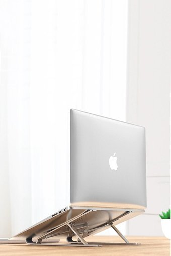 Technoz Katlanabilir Alüminyum Dikey Ayarlanabilir Taşınabilir Ayaklı Hareketli Laptop Standı