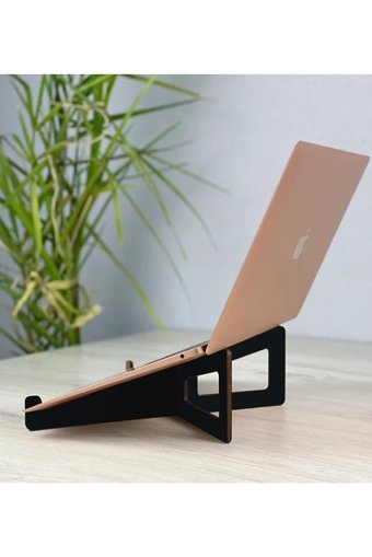 Bk Gift Ahşap Taşınabilir Laptop Standı
