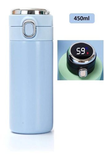 Kapris Digital Çelik 0.45 lt Outdoor Termos Mavi