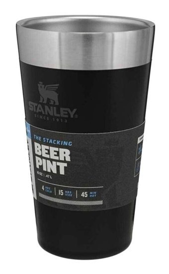 Stanley Paslanmaz Çelik 0.47 lt Outdoor Termos Siyah