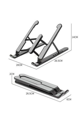 Enfein Katlanabilir Metal Dikey Ayarlanabilir Taşınabilir Ayaklı Hareketli Laptop Standı