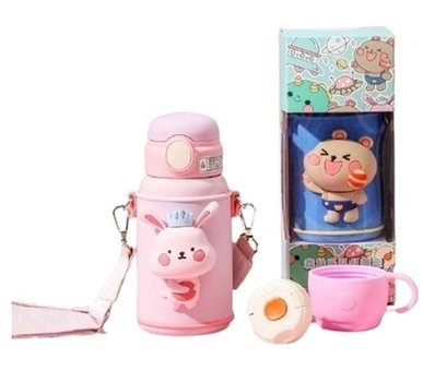 Bba Orman Cenneti Paslanmaz Çelik 0.5 lt Outdoor Termos Açık Pembe