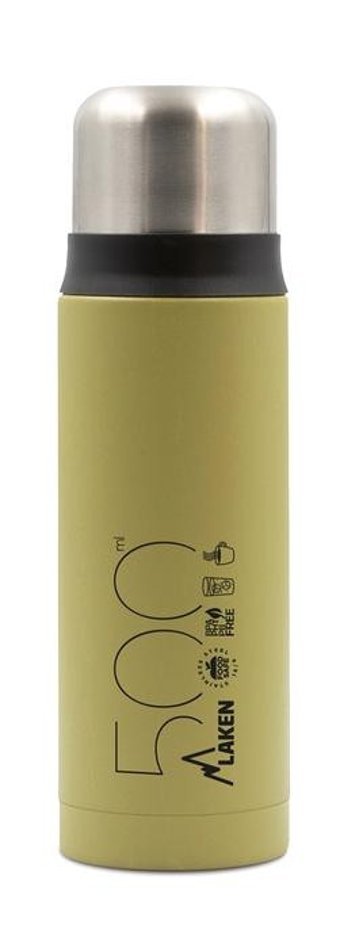 Laken Lk1850K Paslanmaz Çelik 0.5 lt Outdoor Termos Haki