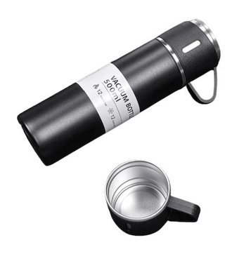 Coofbe Çift Katmanlı Paslanmaz Çelik 0.5 lt Outdoor Termos Kahverengi