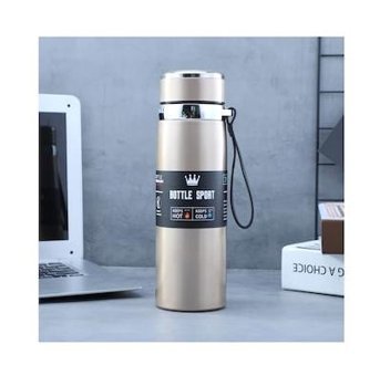 Worryfreeshopping Portatif Paslanmaz Çelik 1 lt Outdoor Termos Gri