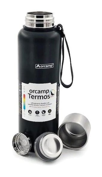 Orcamp Out-5100 Çelik 1.5 lt Outdoor Termos Siyah