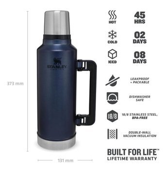 Stanley Klasik Vakumlu Paslanmaz Çelik 1.9 lt Outdoor Termos Çok Renkli