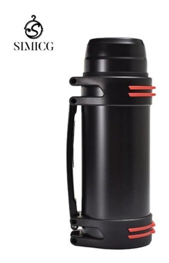 Simicg Paslanmaz Çelik Outdoor Termos Siyah