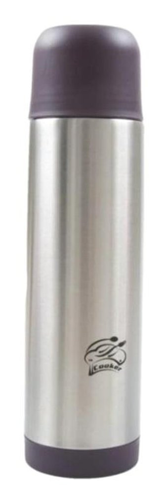 Cooker Ckr2002-S Çelik 0.75 lt Outdoor Termos Gri - Siyah