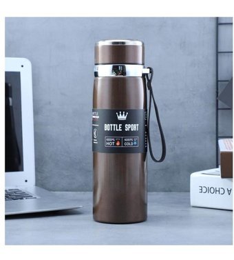 Alibee Bottle Sport Paslanmaz Çelik 600 ml Outdoor Termos Kahverengi