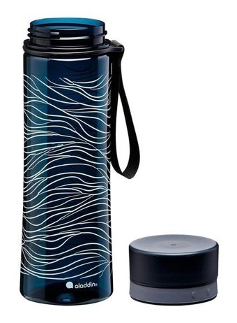 Aladdin Aveo Plastik 0.6 lt Outdoor Termos Beyaz - Mavi