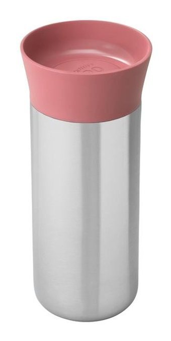 Berghoff Paslanmaz Çelik 0.33 lt Outdoor Termos Gri - Pembe