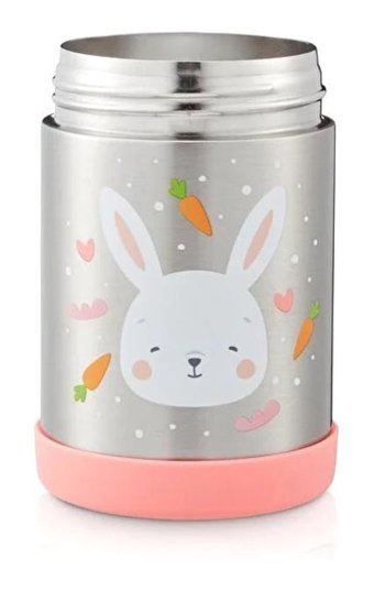 Joystar Baby Bee Paslanmaz Çelik 450 ml Outdoor Termos Pembe