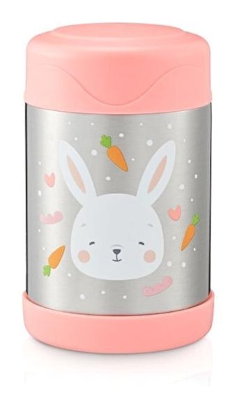 Joystar Baby Bee Paslanmaz Çelik 450 ml Outdoor Termos Pembe