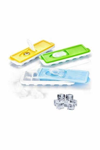 Büyülü Home Gül Şekilli Silikon Renkli Buz Kalıbı
