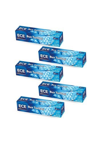 Ece Kare Şekilli Plastik Kapaklı Şeffaf Buz Kalıbı