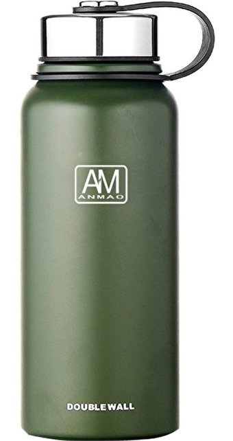 Alibee Paslanmaz Çelik 1.5 lt Outdoor Termos Yeşil