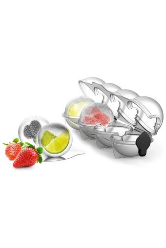 Kitchen Beauty Kristal Şekilli Plastik Kapaklı Renkli Buz Kalıbı