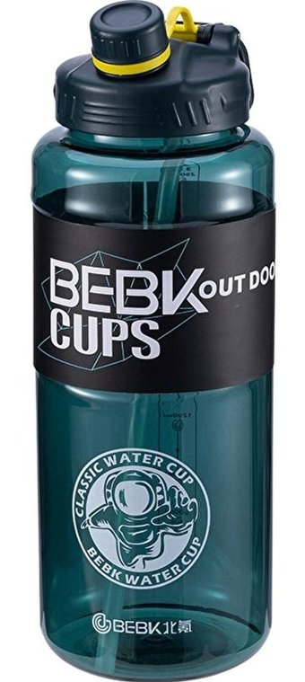 Alibee Plastik 1.5 lt Outdoor Termos Yeşil