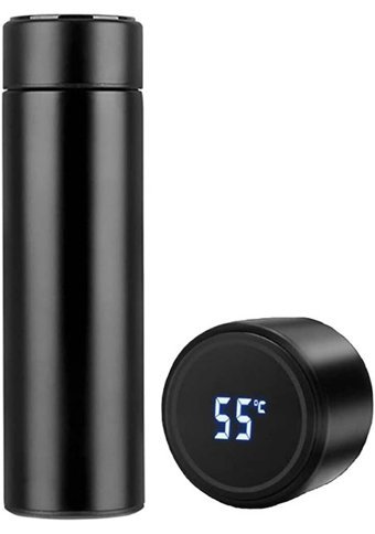 Beyzabutik21 Dereceli Paslanmaz Çelik 500 ml Outdoor Termos Siyah