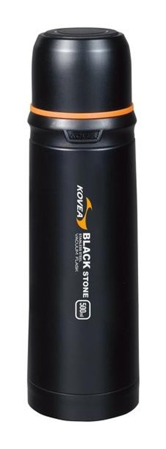 Kovea Black Stone Paslanmaz Çelik 0.5 lt Outdoor Termos Siyah