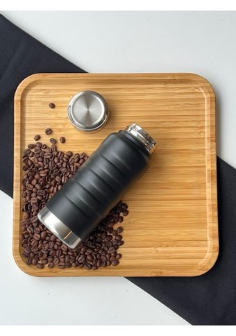 Cooker Çelik 0.4 lt Outdoor Termos Siyah