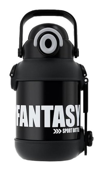 Summer Love Fantasy Paslanmaz Çelik 0.9 lt Outdoor Termos Siyah
