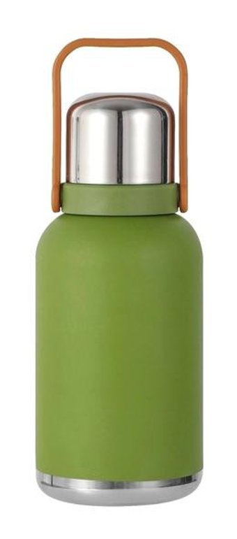 Hyt Geniş Kapasiteli Paslanmaz Çelik 800 ml Outdoor Termos Açık Yeşil
