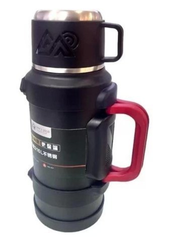 Cooker Yk1423 Çelik 1.7 lt Outdoor Termos Siyah