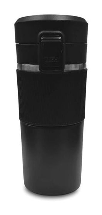Aliyosso Süzgeçli Silikon 0.4 lt Outdoor Termos Siyah