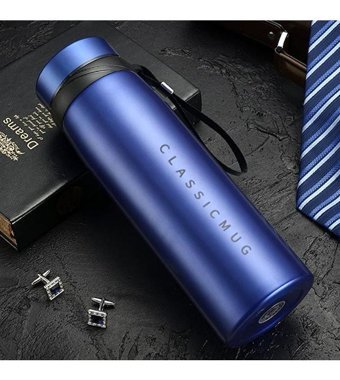 Alibee Classic Mug Paslanmaz Çelik 1.2 lt Outdoor Termos Mavi