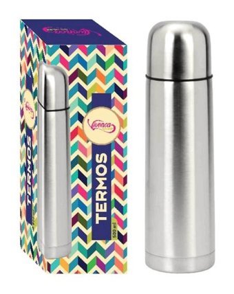 Vivenca Çelik 0.5 lt Outdoor Termos Gri