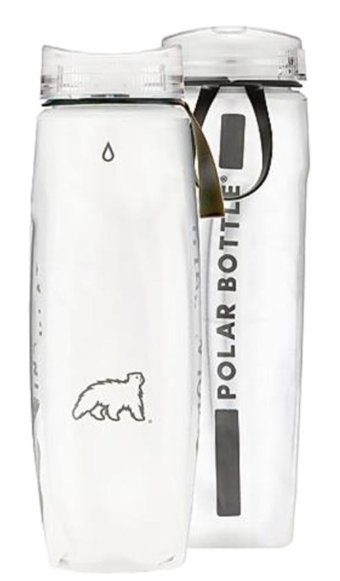Polar Bottle Ergo Insulated Halftone Çelik 0.65 lt Outdoor Termos Siyah