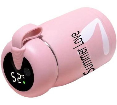 Summer Love 304 Paslanmaz Çelik 0.32 lt Outdoor Termos Pembe