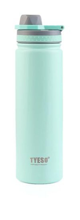 Tyeso Racket Paslanmaz Çelik 750 ml Outdoor Termos Yeşil