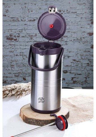 Cooker Ckr2009 Çelik 4.5 lt Outdoor Termos Mor