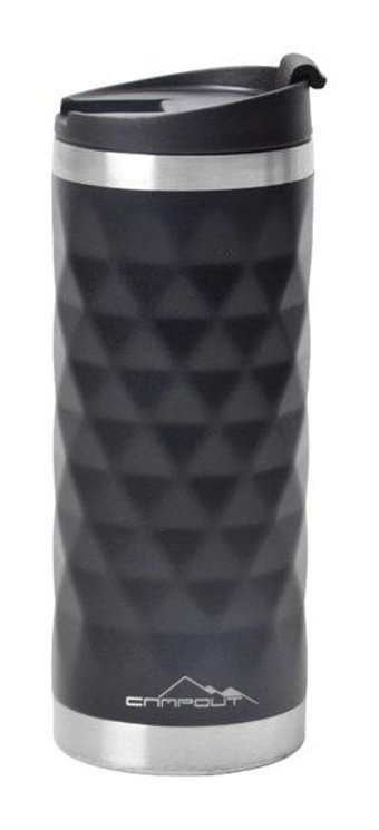 Nurgaz Campout Paslanmaz Çelik 0.5 lt Outdoor Termos Kahverengi - Siyah