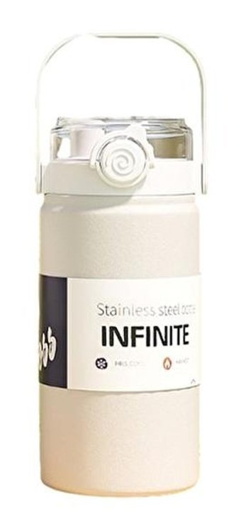 Happyplanet Xiaoqityh Paslanmaz Çelik 1 lt Outdoor Termos Beyaz