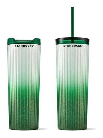 Starbucks Geçişli Paslanmaz Çelik 0.47 lt Outdoor Termos Yeşil