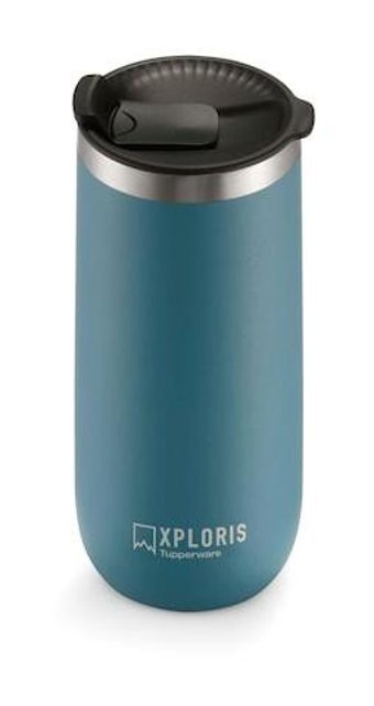 Tupperware Xploris Paslanmaz Çelik 0.47 lt Outdoor Termos Yeşil