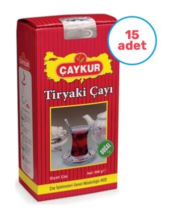 Çaykur Tiryaki Dökme Çay 15x500 gr