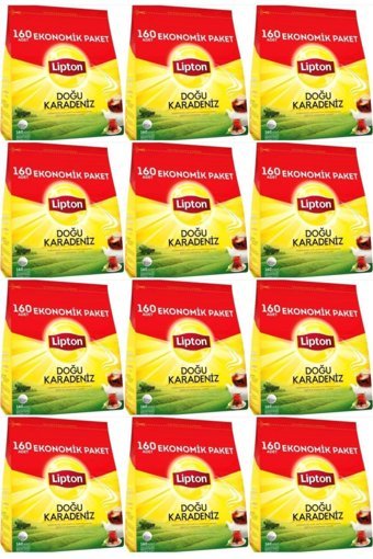 Lipton Karadeniz Organik Bergamot Demlik Poşet Çay 12x160 gr