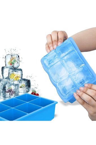 Savoryhome Kare Şekilli Silikon Renkli Buz Kalıbı