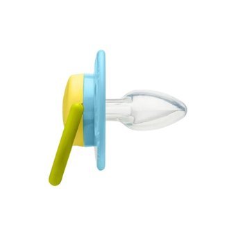 Wee Baby 6-18 Ay Delikli Ortodontik Damaklı Silikon Emzik Çok Renkli