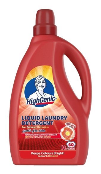 Highgenic Siyahlar İçin Sıvı Deterjan 3 lt