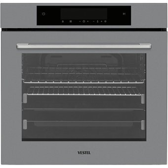 Vestel AF-9786 YG 73 lt Dijital Ankastre Fırın Gri
