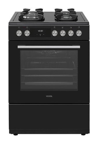 Vestel SF 94212 S 70 lt Buharlı Ocaklı Analog Solo Fırın Siyah