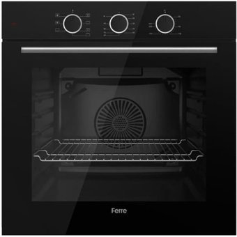 Ferre XE62CS 72 lt Analog Ankastre Fırın Siyah